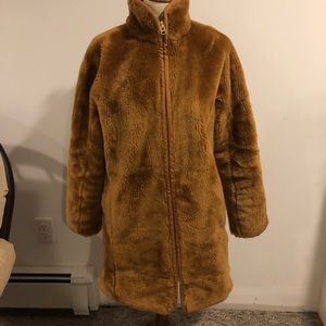 j crew zip Teddie coat